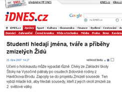 iDNES.cz, 25. jna 2007